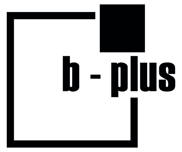 b plus logo bw 1000px